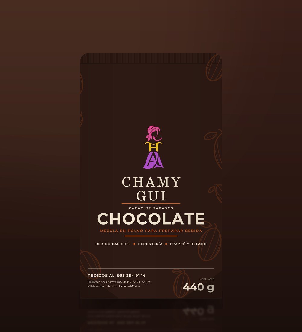 Bolsa de Chamy Gui Chocolate, 440 gramos